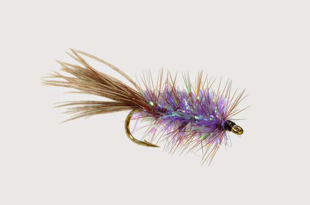 Wooly Bugger Crystal Purple/Black - Fly Fishing Gear & Fly Fishing