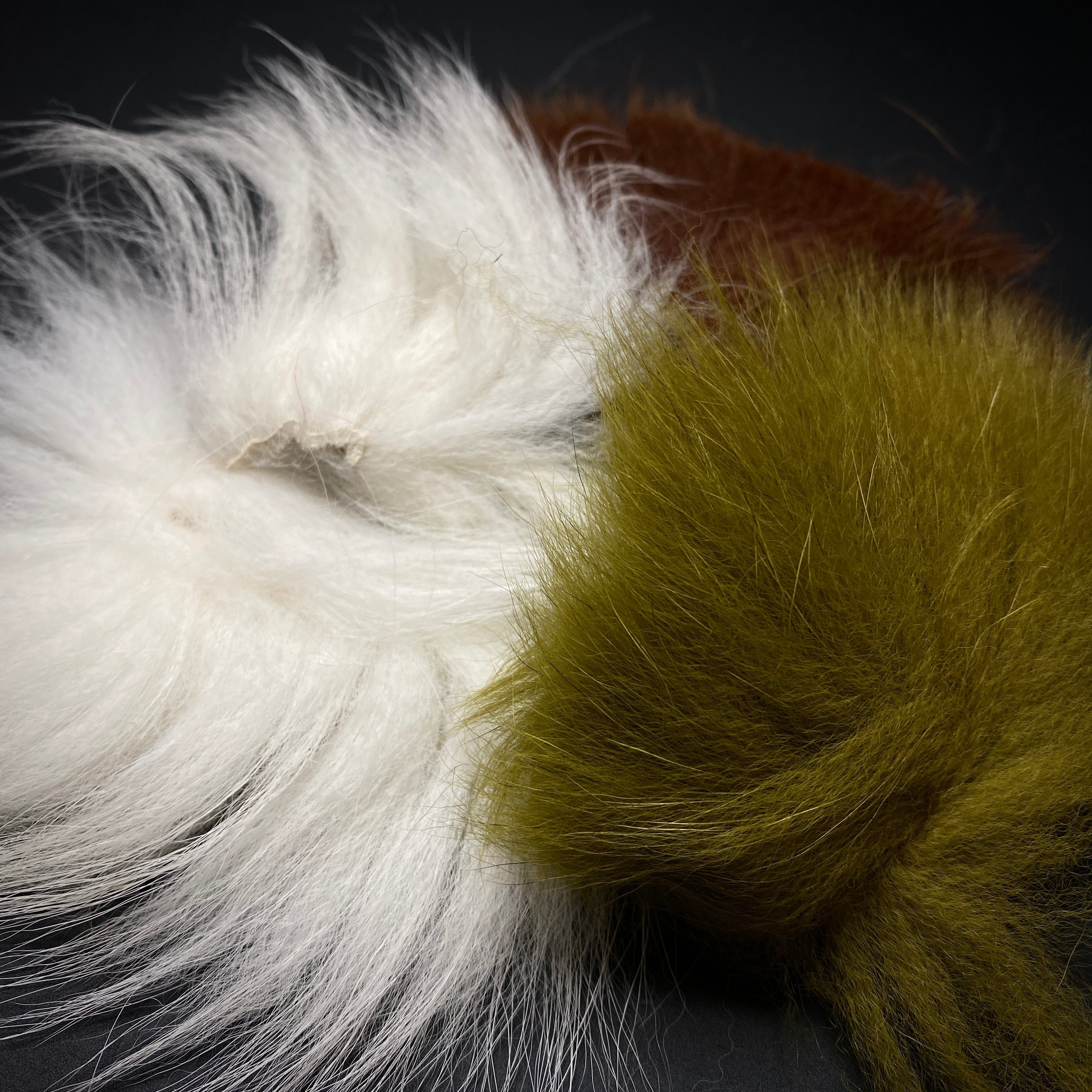 6Colors Fox Tail Hair For Fly Fishing Fly Tying Hair Hobby Craft