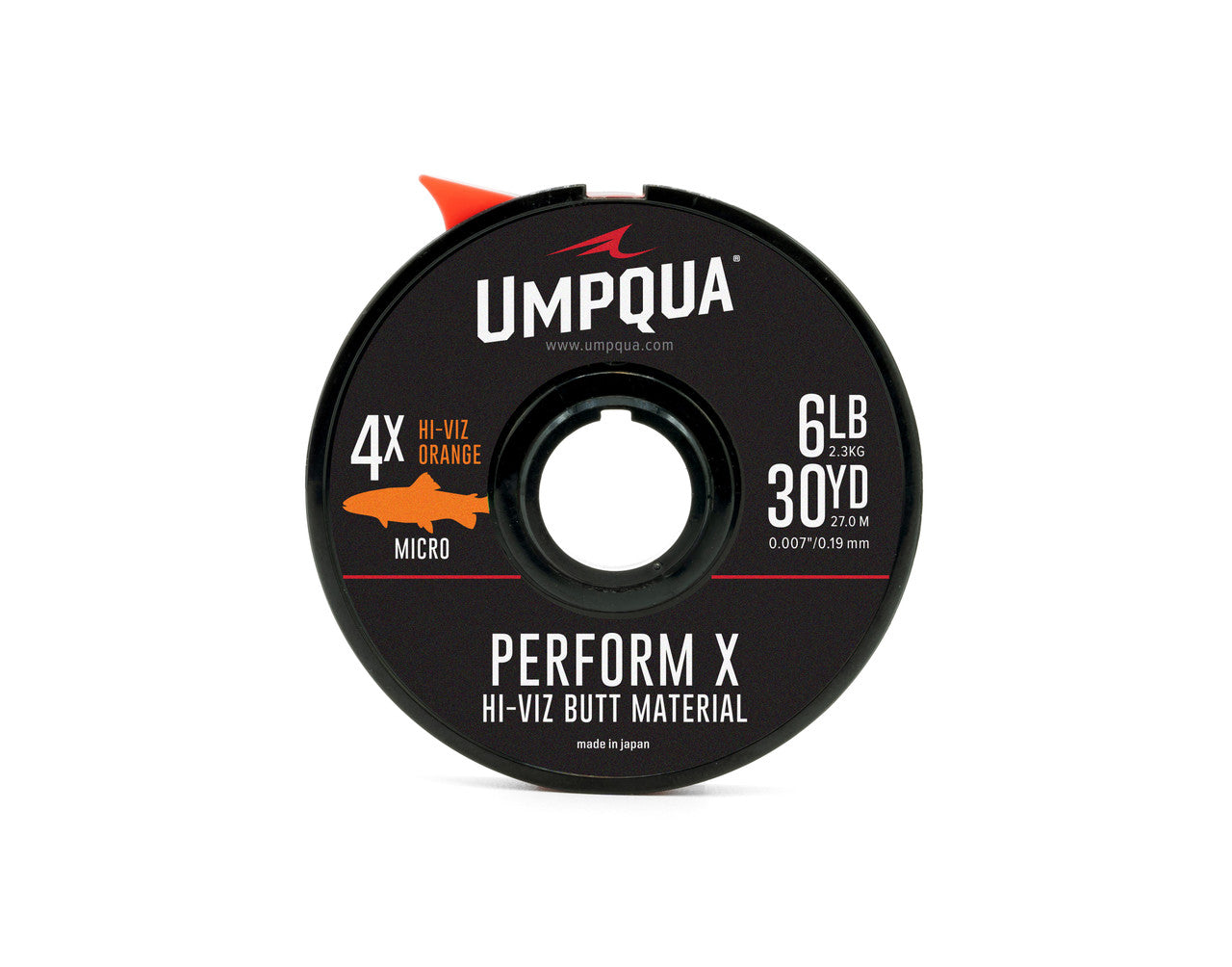 Umpqua Hi-Viz Euro Butt Material - Green - 6lb