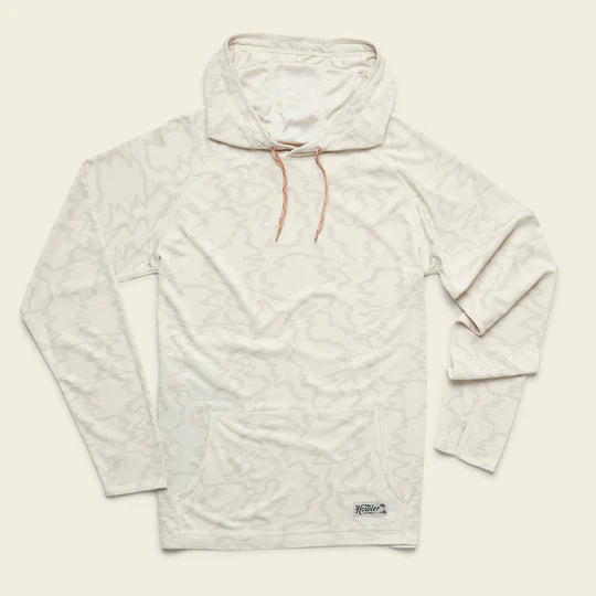 Howler Brothers Loggerhead Hoodie Ocean Motion Off White