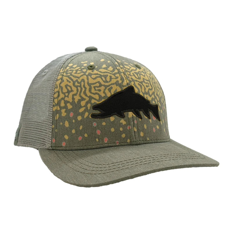 Brook Trout2 Straw Sun Hat | Fly Fishing Clothing