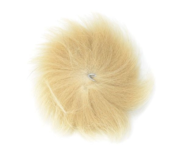 6,5 Yellow fox pom pom for hat (from fox tail)