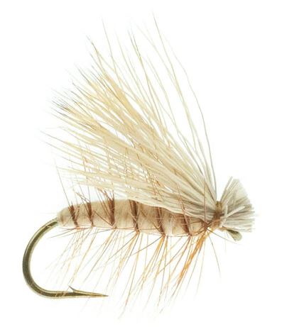 MNFT 10PCS #10 Tan Elk Hair imitation Caddis Fly Trout Fishing Dry