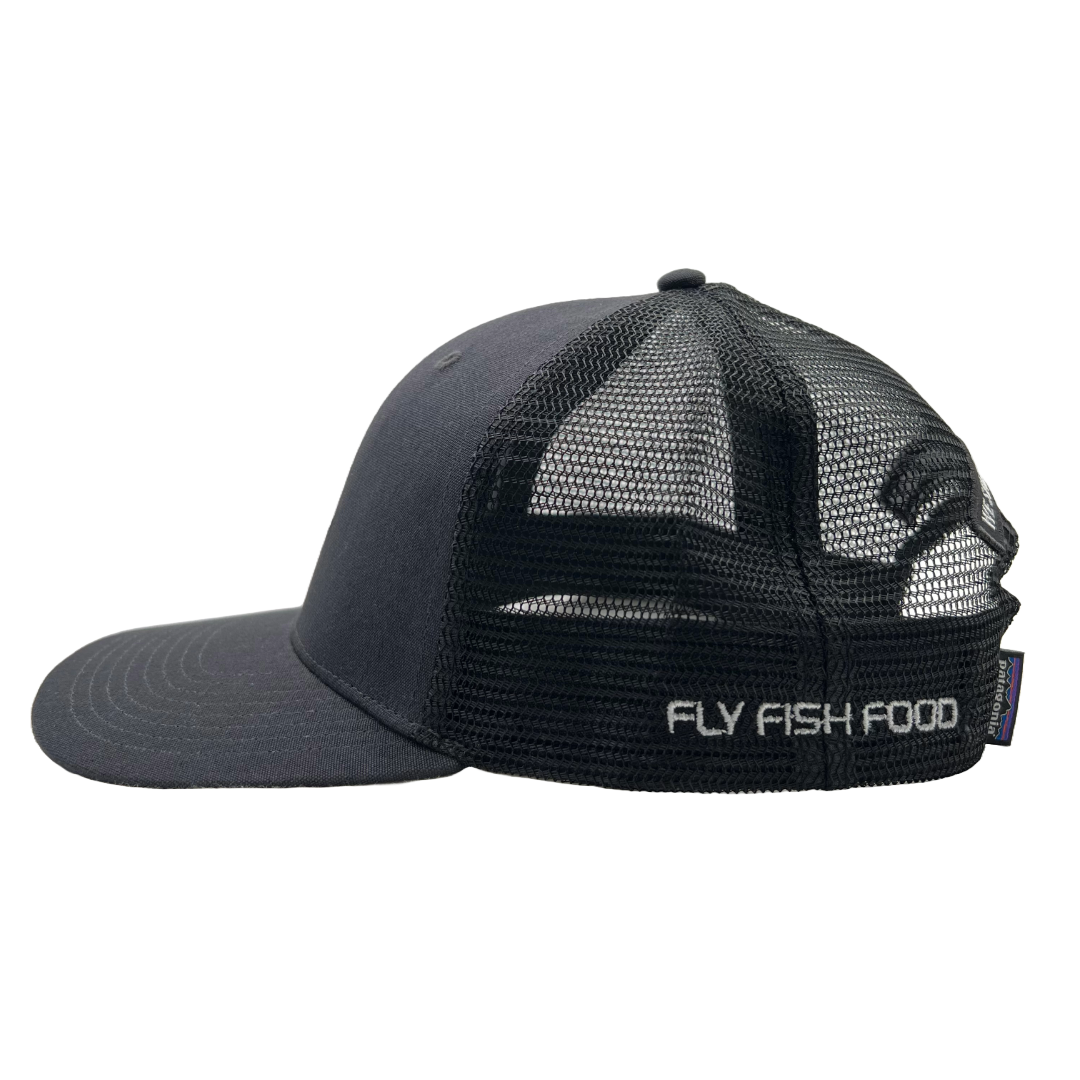 PATAGONIA FLY FISH FOOD STAND UP TROUT TRUCKER HAT