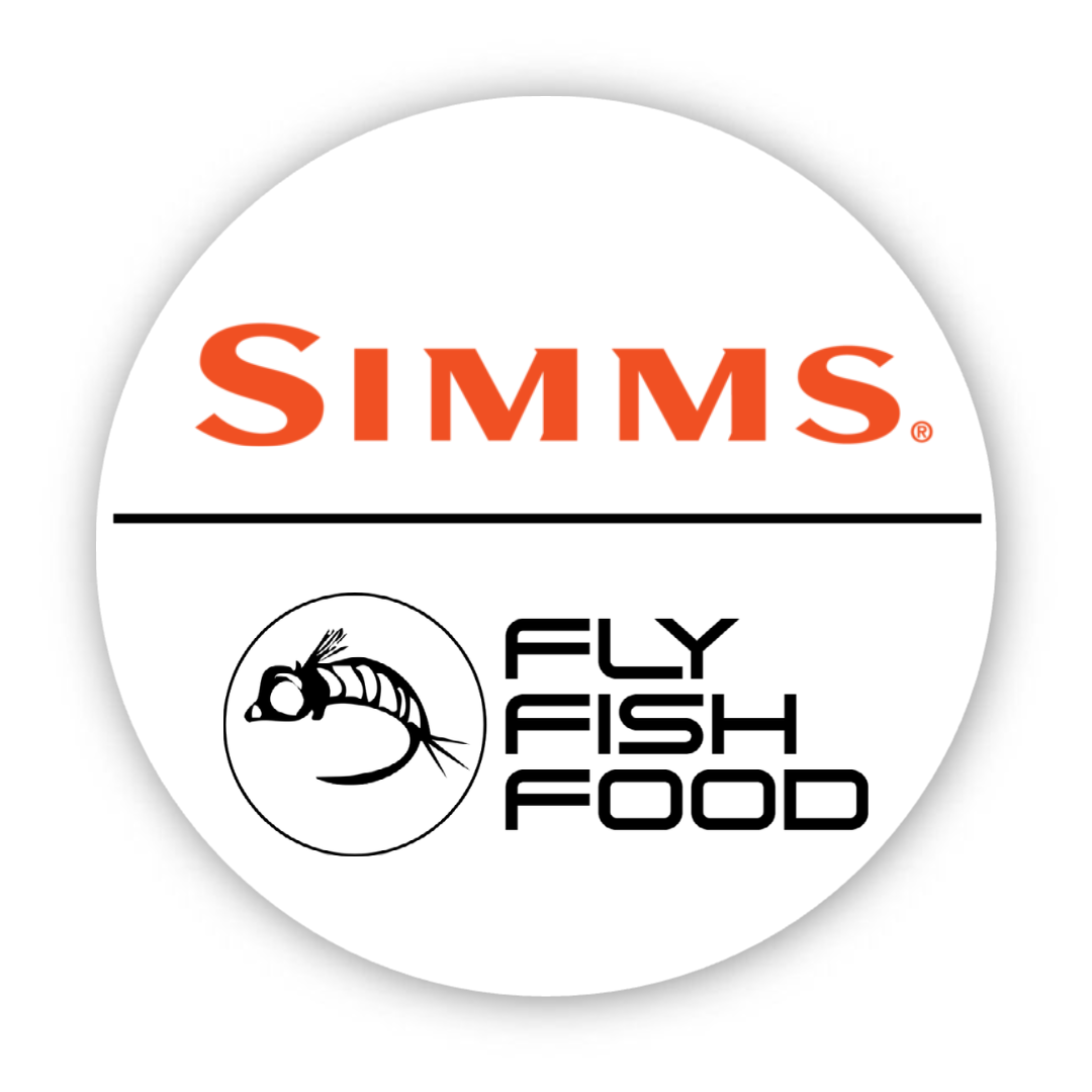 Simms Fly Fish Food Logo Gear