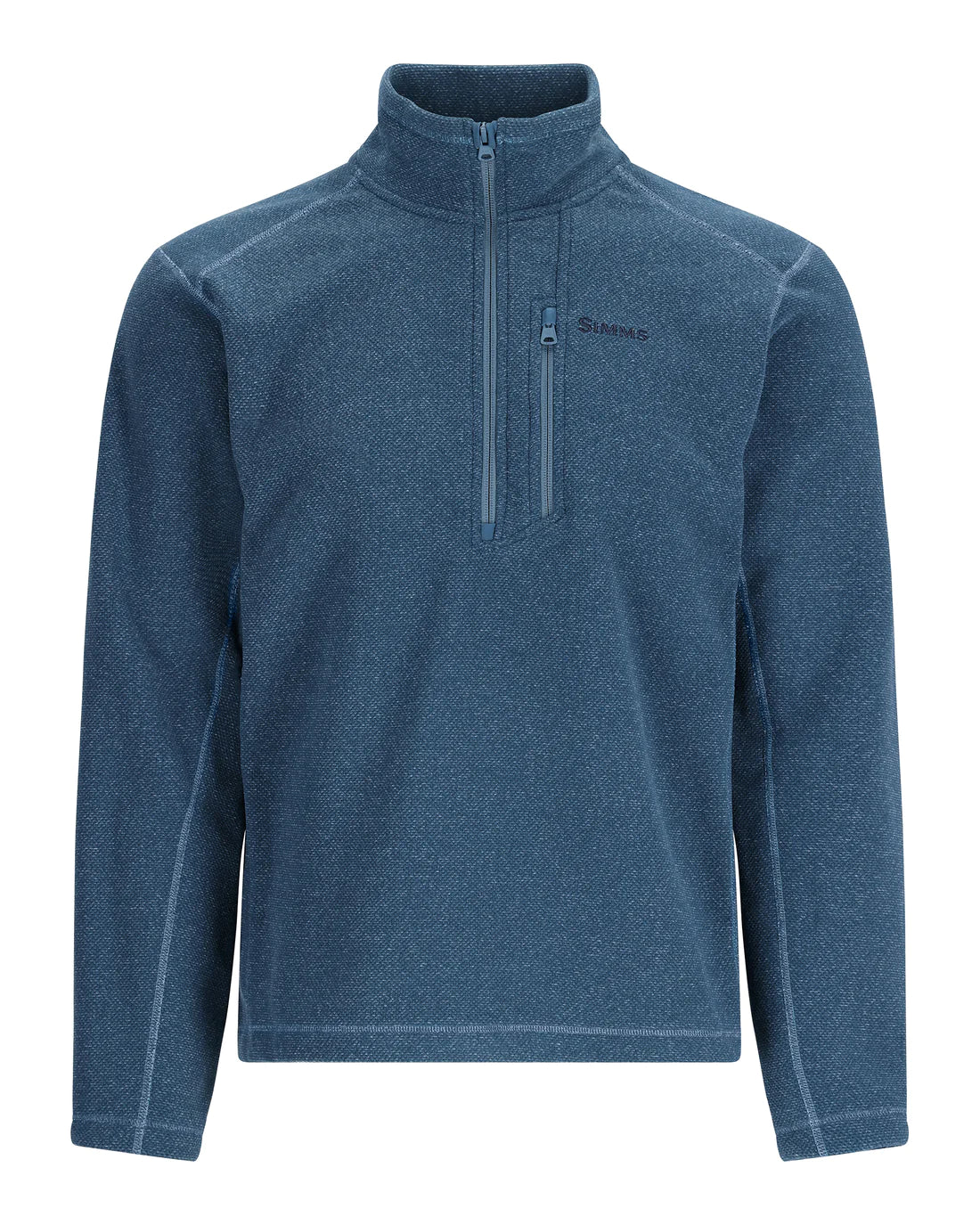 Simms - M's Rivershed-Half Zip Fleece - Neptune Heather