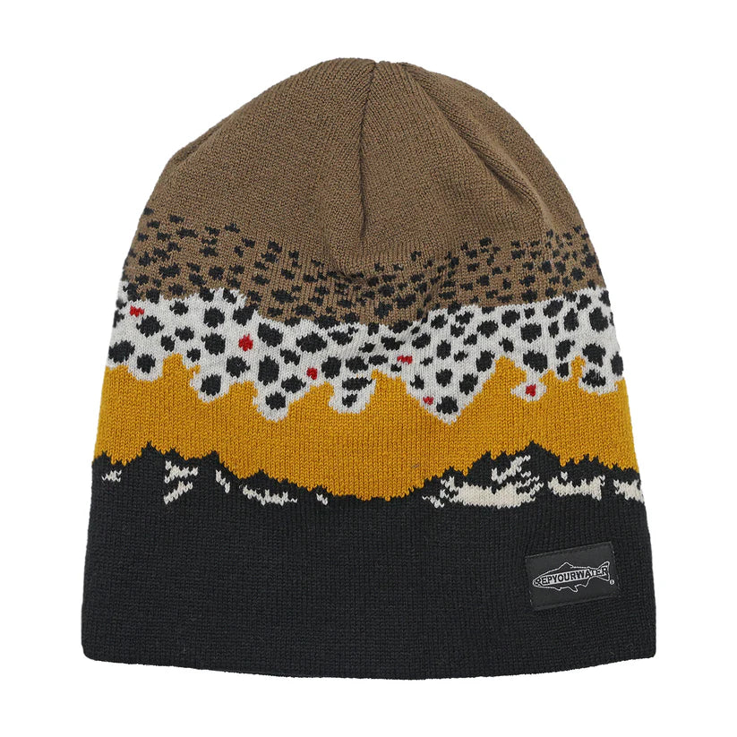 RepYourWater - Brown Trout Mountains Skull Cap