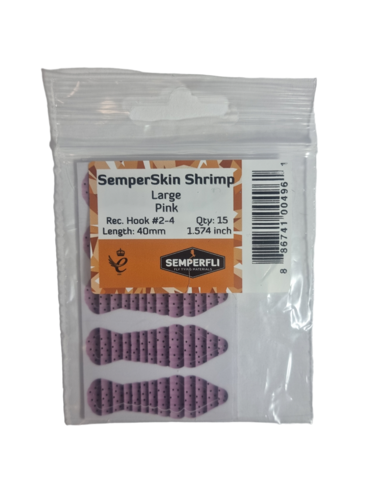 SemperSkin Synthetic Shrimp Skins Large (Hook #2-#4) / Pink