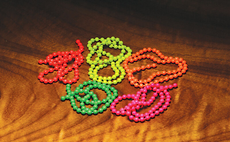 Flourescent Bead Chain Eyes - Medium