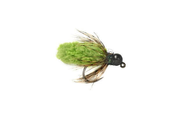 Chartreuse Bead Head Mop Fly – Piscator Flies