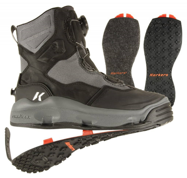 Korkers omnitrax deals soles clearance