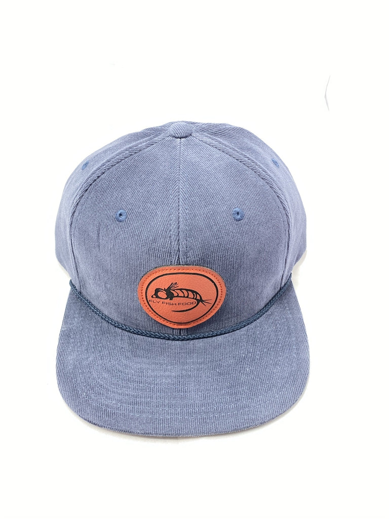 Fly Fish Food Logo Hat Corduroy - Olive