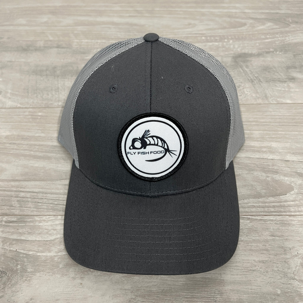 Fly Fish Food Logo Hat - Black/White
