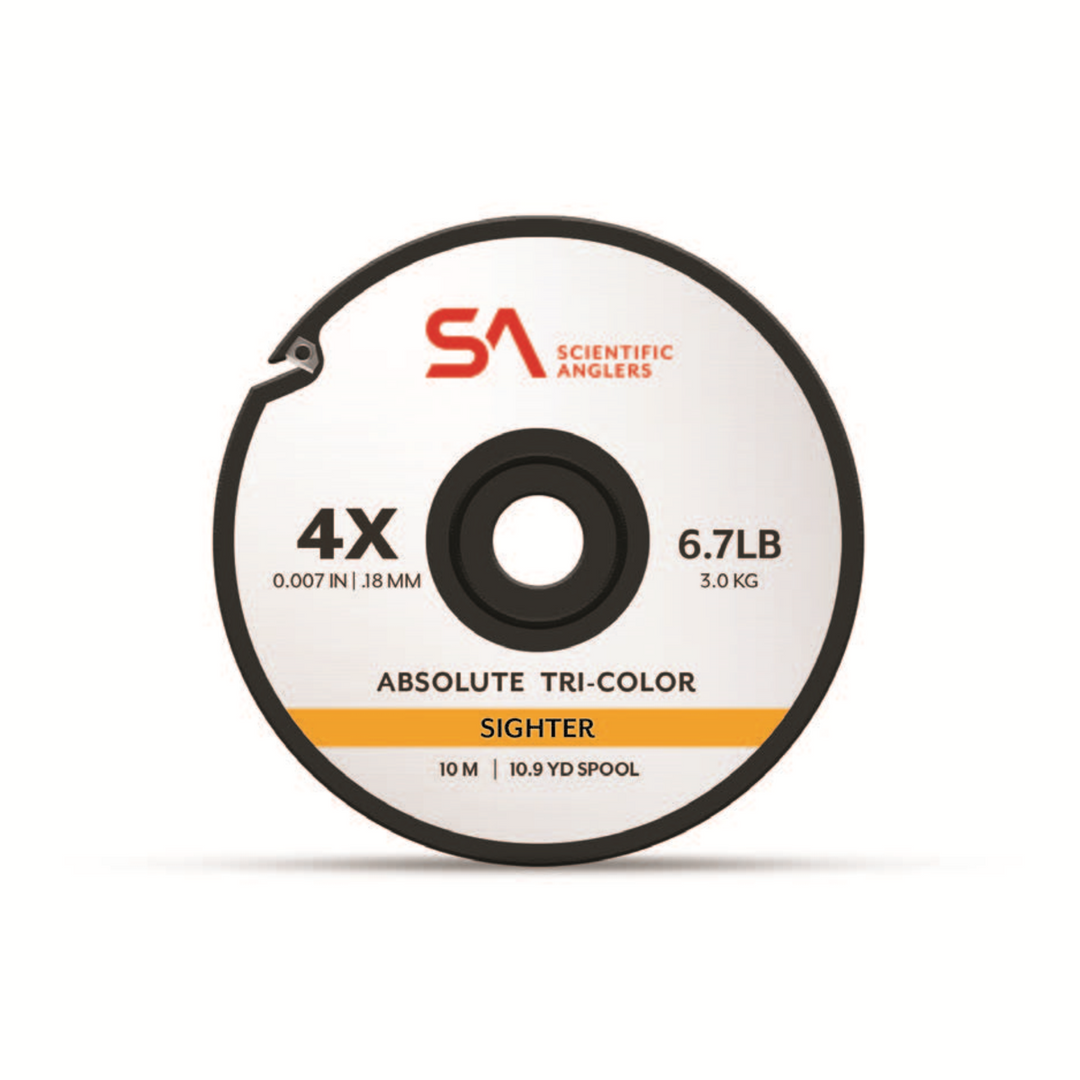 Scientific Anglers Absolute Tri-Color Sighter Tippet - 10m