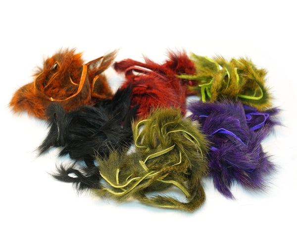 Squirrel Hair Fiber Fly Tying Dubbing Material Natural Soft Zonker