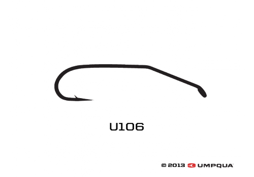 Umpqua U106 Bent Shank Nymph Hook - 50 pack