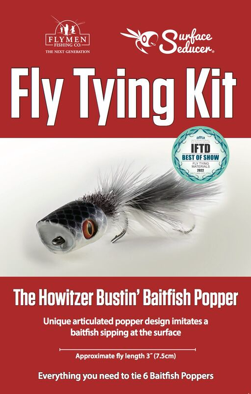 Fly Tying Kit - The Howitzer Bustin' Baitfish Popper