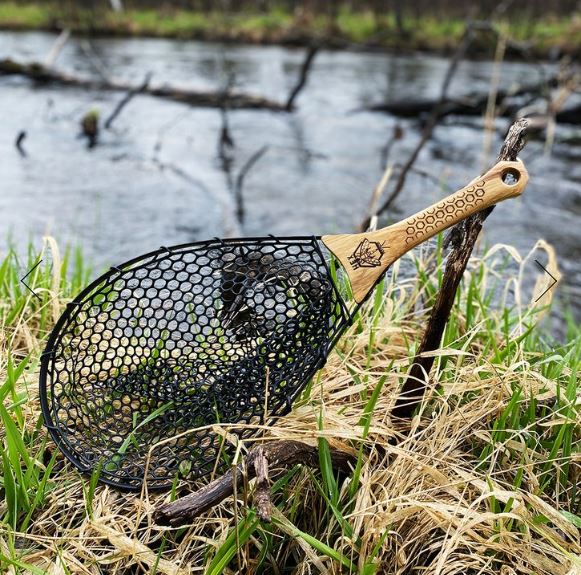 Buy Fishpond Nomad Mid-length Net Brook Trout Pattern -Tailwater
