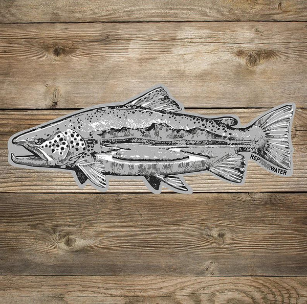 Rep Your Water - Squatch and Release Sticker – Fly Fish Food